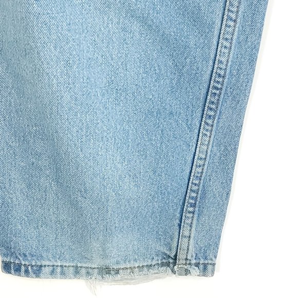 Levi's Jeans Men's 42x30 550 Relaxed Fit Blue Denim Faded Distressed - Picture 8 of 15